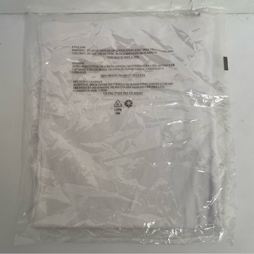 perfectwhitetee Women's Annie White Tank Top NWT Original Packaging - Picture 7 of 7